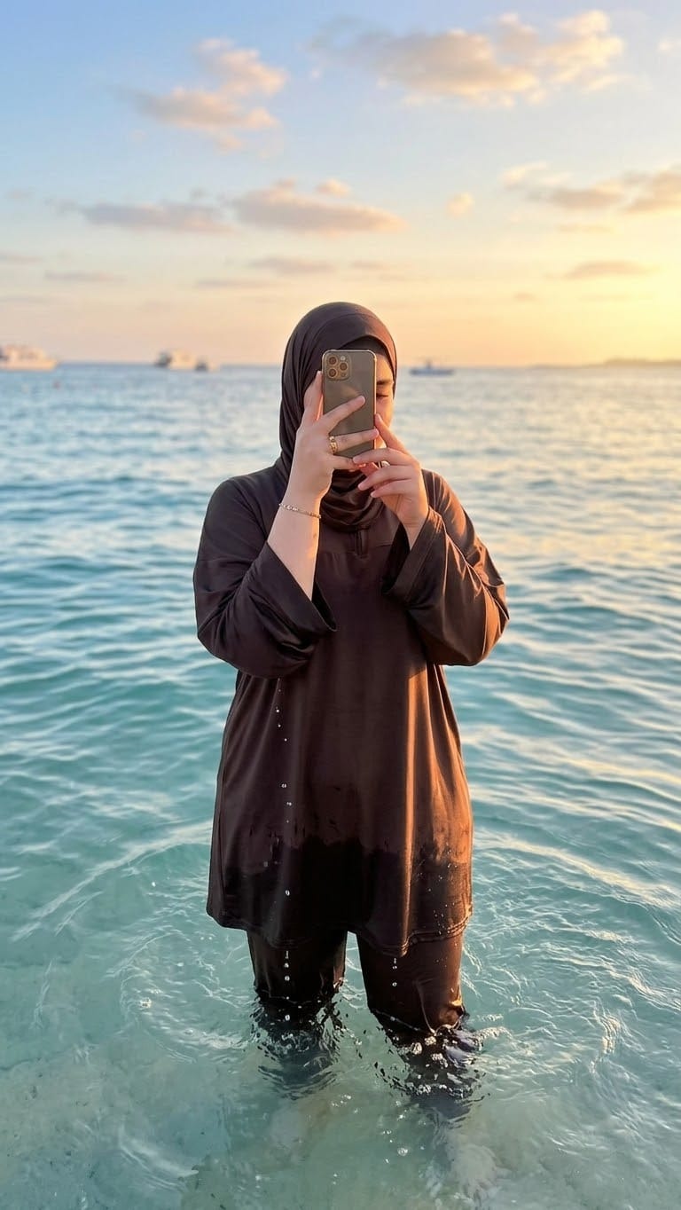 Burkini Polyamide avec chaussettes